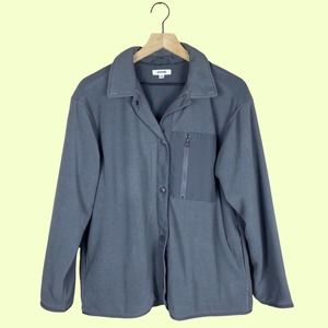 Garage Sz S Snap Front Chest Pocket Polar Fleece Autumn Fall Jacket